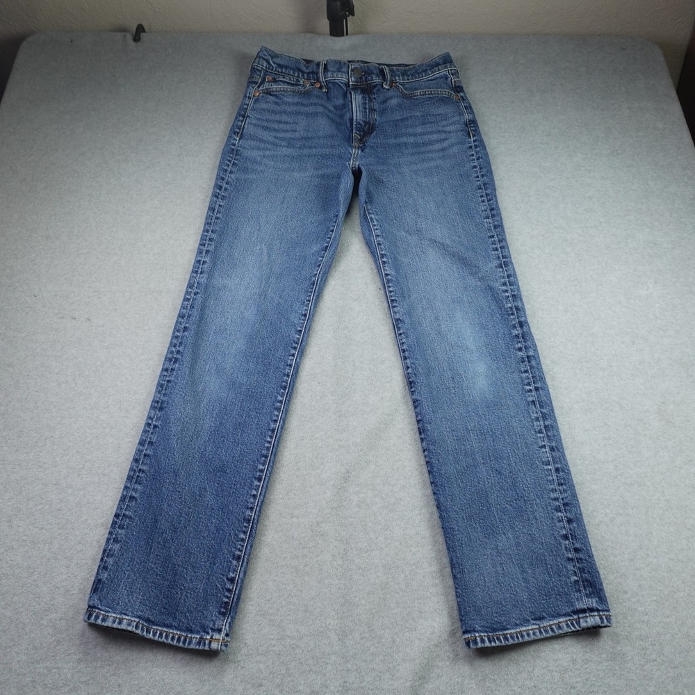 American Eagle Jeans Mens 30x32 Blue Relaxed Straight Flex Denim